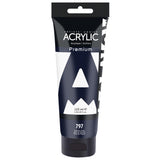 AUREUO Payne's Grey Acrylic Paint, 4 Fl Oz / 120ml Single Tube, Rich Pigment Art Craft Paints for Canvas, Rocks, Wood, Ceramic,