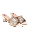 Shoetopia Women'S Wedge Heel Sandal,Golden,8,B0CSN3SJV9