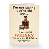 VIVIKEN Funny Birthday Cards for Men, Humor Happy Birthday Card Gifts for Husband, Him, Boyfriend, Dad, Brother, Unique Birthday