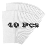 40 Pcs 12 x 4 In Air Vent Filters - 1 Pack of 40 Register Vent Dust Filters for Trapping Dirt, Dust, Smoke, Pollen (10x23-40 Pcs