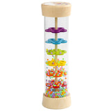 WODI Wooden Rain Stick Montessori Toys for Babies 6-12 Months,Baby Rattle Shaker Sensory Developmental Toy,Raindrops Musical Ins