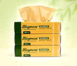 Biogreen bamboo Soft Facial/Face Tissues, 2 Ply 100 Pulls Each Box (Pack of 3)