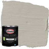 Glidden Interior Paint + Primer: Gray/Ghost Writer, One Coat, Semi-Gloss, 1-Quart