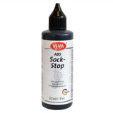 Viva Decor ABS Sock Stop (2.77 Fl oz, Black) - Fabric Paint for Non-Slip Socks, Bath Mats & More - Latex-Free, Water-Based, Wash