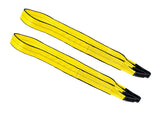 Mytee Products 2 Pack 2 x10 Web Lifting Sling 6400 LBS WLL Vertical Lift Straps Twisted Eyelets 2Ply Choker (5000# WLL) &