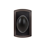 Delaney Callan Hardware Canova Passage Door Knob, Fits Doors 1-3/8 to 1-3/4 in. Thick, Edge Oil Rubbed Bronze - Reversible Left/
