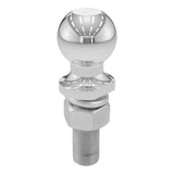 CURT 40074 Chrome Trailer Hitch Ball, 6,000 lbs, 2-Inch Diameter, 1 x 3-Inch Shank