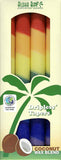 Aloha Bay Coconut Taper Candle Dripless, Unscented 9 Inches w/ 9-Hour Burn Time & Pure Cotton Wicks for a Clean, Steady Glow A