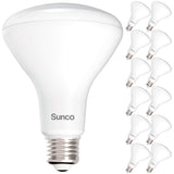 Sunco 12 Pack BR30 Light Bulbs LED, Recessed Can Light Bulbs, Indoor Flood Bulb, 850 LM, 11W (65W Equivalent), 6000K Daylight De