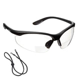 voltX 'CONSTRUCTOR' BIFOCAL Reading Safety Glasses (CLEAR +3.0 Dioptre) ANSI Z87.1+ & CE EN166F, certified/Cycling Sports Glasse