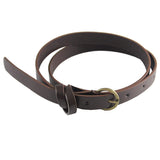 Romp Fashion WomenS Black P.U Leather Braided Buckle Belt For Casual And Partyware