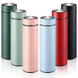 Tioncy 6 Pcs Mini Stainless Steel Water Bottle Small Insulated Water Bottle Cute Skinny Bottle Portable Mini Slim Flask for Purs
