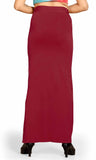 Shasmi Women Solid Saree Shapewear (Soft Shapewear) (2Xl, Maroon)