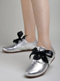 Shoetopia Smart Casual Silver Sneakers For Women & Girls-Eu39,Silver,5,B0D76VF2YN
