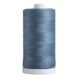 Connecting Threads 100% Cotton Sewing Thread - 1200 Yard Spool (Provincial Blue)