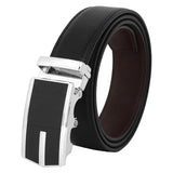 Zacharias MenS Leather Belt (Sl03_Black)