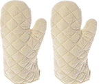 Update International Terry Cloth Oven Mitt Heat Resistant to 600 F, Set of 2