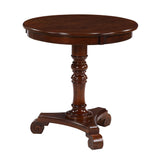 Convenience Concepts Talbot Spindle 25.5 Traditional Sculpted Turned Solid Wood End, Round Classic Display Side, Elegant Accent