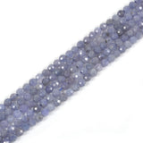 3mm Tanzanite Faceted Gemstone Round Loose Beads Strand 15.5-16 DIY Jewelry Making