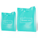 MelonArt Thank You Bags for Small Business, 200pcs Plastic Retail Bags Merchandise Bags with Handles Bulk Large Reusable Shoppin