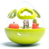 Wobble Ball Interactive Food & Treat Dispensing Puzzle Toy for Puppies & Dogs - Slow Feeder, Mental Enrichment, Forage Skills, T