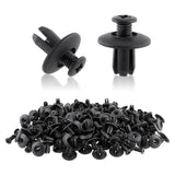 Manvi Black Car Fender Clips, Universal Car Door Trim Panel Clip Removal Tool Kits, Car Rivets Push Retainer Clips & Auto Fasten
