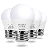 ProPOW A15 LED Bulb 40 Watt Equivalent, 5W LED Light Bulbs, Soft White 2700K Energy Saving Low Watt Light Bulbs,E26 Base Bulb fo