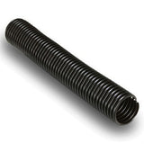 Electriduct 3/8 Split Nylon Wire Loom Tubing Corrugated Slit Flexible Conduit - 25 Feet - Black
