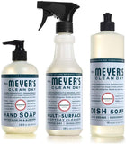 Mrs. MEYER'S Snow Drop Kitchen Set, Dish Soap Hand Soap MultiSurface Cleaner, 3 CT