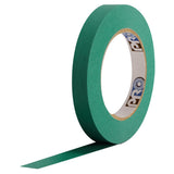 ProTapes Colored Crepe Paper Masking Tape, 60 yds Length x 1/2 Width, Dark Green (Pack of 72)