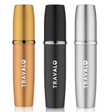 Travalo LUX Perfume Atomizer Bundle - Leak-Proof and TSA Approved for Air Travel - Reusable, Easy Fill Mini Pump Sprayer - Light