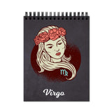 Vprint Virgo Spiral Wiro Unruled Blank Pages Notebook Diary Journal Drawing Book Black Paper A4 (Size 8X11)