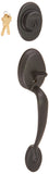 Schlage F58 PLY 622 Plymouth Handleset Exterior, Matte Black (Exterior Half Only)