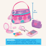 Battat- Play Circle- Makeup & Beauty Set - Dress Up Fashion Accessories - Pretend Play- Toys For Kids- Princess Purse Set- 3 Yea