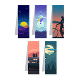 woopme Bookmark Magnetic for Students Book Lovers Readers Gift Magnetic Page Clips Folding 5 PCs