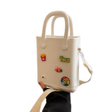 Calandis Hole Bag Waterproof Easy To Clean Open Hole Tote Bag For Travel Holiday Boat White | Womens Handbags & Bags
