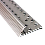 M-D Building Products 43882 1-3/8 In. X 36 In. Pewter Aluminum Carpet Gripper w/Screw Nails