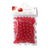 Raicegs 100pcs 8mm Carnelian Beads Natural Gemstone Beads Round Loose Beads for Jewelry Making DIY Bracelets Necklace