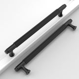 Coinkoly 10 Pack 7-1/2(192mm) Matte Black Cabinet Pulls Knurled Kitchen Cabinet Handles Drawer Pulls Cupboard Hardware for Cabin