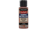 Deco Art SoSoft Fabric Acrylic Metallic Paint 2oz-Rose Gold