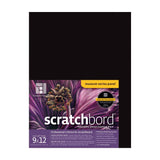 Ampersand Art Supply Scratch Art Panel: Museum Series Scratchbord, 1/8 Inch Flat Profile, 9 x 12