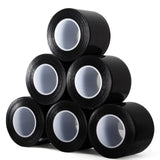JMU Black Barrier Film 6 Rolls, Barrier Film Tattoo Tape for Dental Medical Tattoo, 4 x 6 Inch