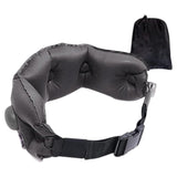 Trendivibe Travel Pillow For Airplane Lightweight Gift Neck Pillow For Car Office Train Gray