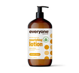 Everyone Nourishing Hand and Body Lotion, 32 Ounce (Pack of 1), Coconut and Lemon, Plant-Based Lotion with Pure Essential Oils,