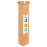 Tall Moving & Shipping Boxes 4x4x24 inches (10-Pack) - Extra Strength 200 lb vs Regular - Corrugated Strong Boxes for Packaging