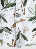 OM SAI LATEST CREATION Shirt for Men || Rayon Shirts for Men || Tropical Leaf Printed Short Sleeve & Spread Collar Shirts for Boy || Casual Beach Wear Festive Shirt for Men. (Medium WhiteGreen),Whitegreen