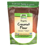 NOW Foods, Organic Coconut Flour, Unsweetened, Excelent Source of Fiber, No Added Sulfites, Certified Non-GMO, 16-Ounce (Packagi