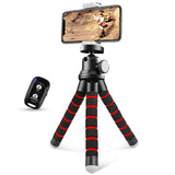 Sensyne Phone Tripod, Flexible Cell Phone Tripod with Phone Holder and Wireless Remote, Mini Travel Tripod Stand, Compatible wit