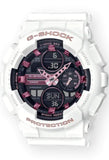 GShock Ladies Casio AnalogDigital White Resin Watch GMAS140M7A