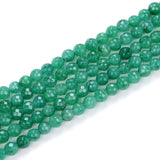 Adabele 450pcs Natural Green Malaysia Jade Healing Gemstone 4mm (0.16 Inch) Small Faceted Round Loose Beads Gem Stone Spacer for